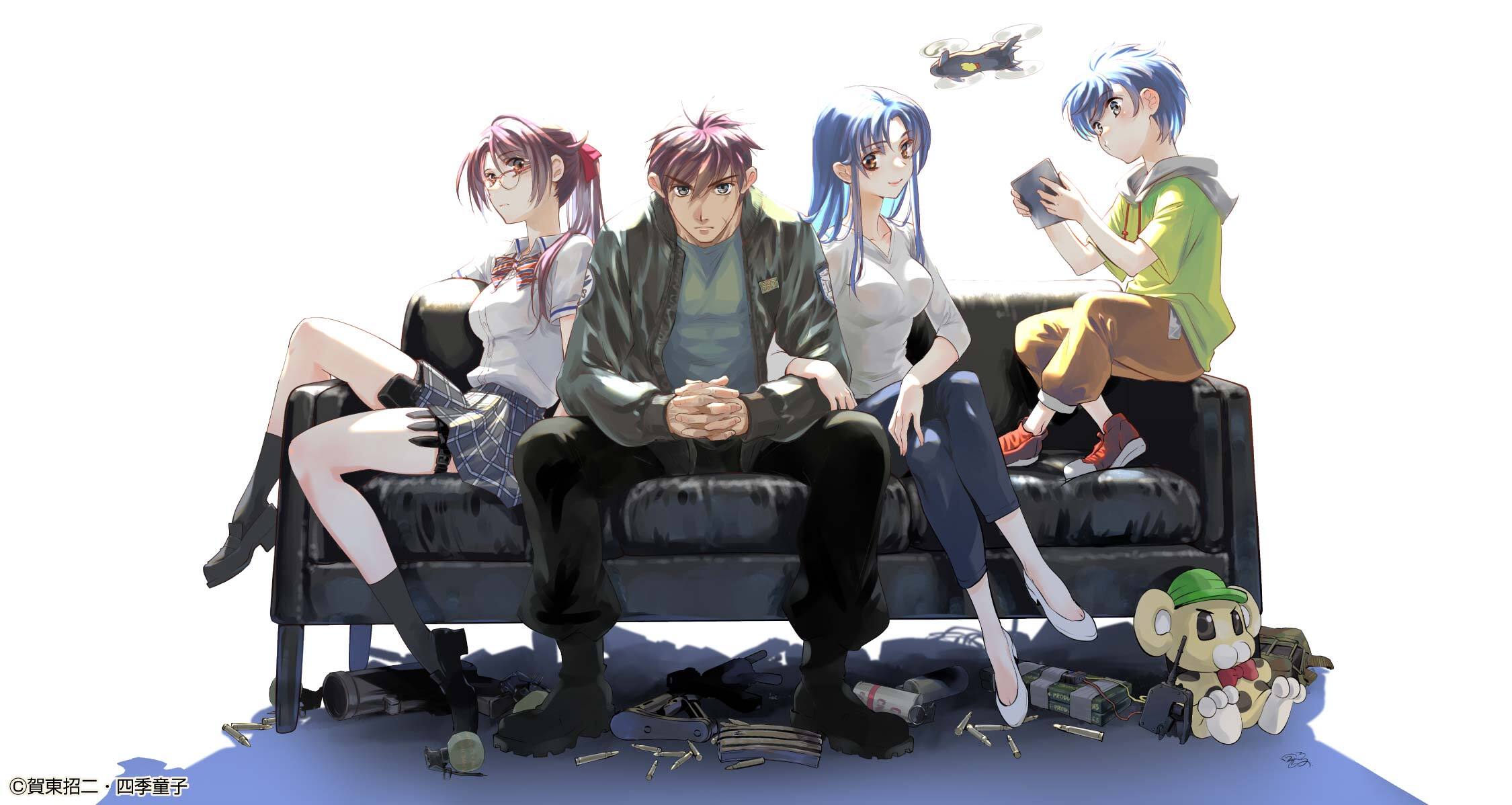 アールビバン 四季童子 フルメタル・パニック 版画 サイン、ナンバー付き