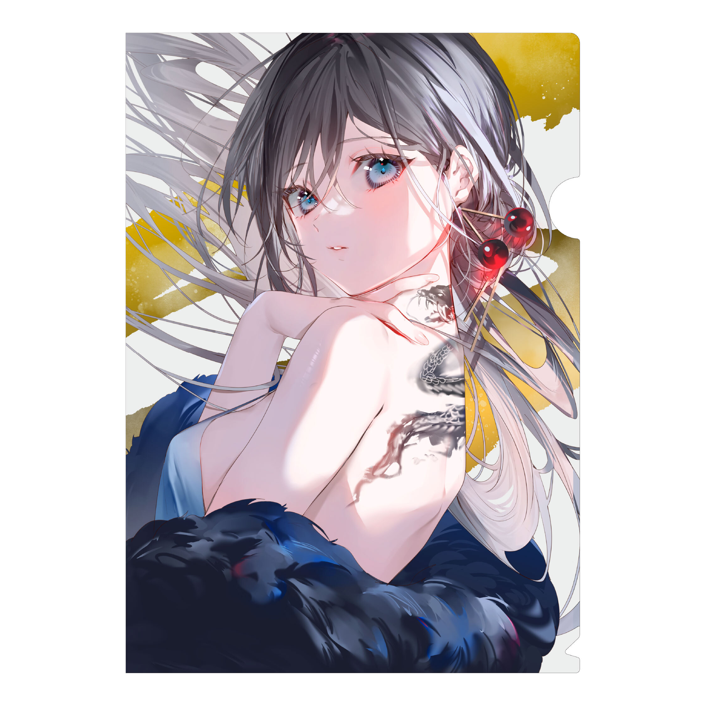 美和野らぐ版画展-クリアファイル
