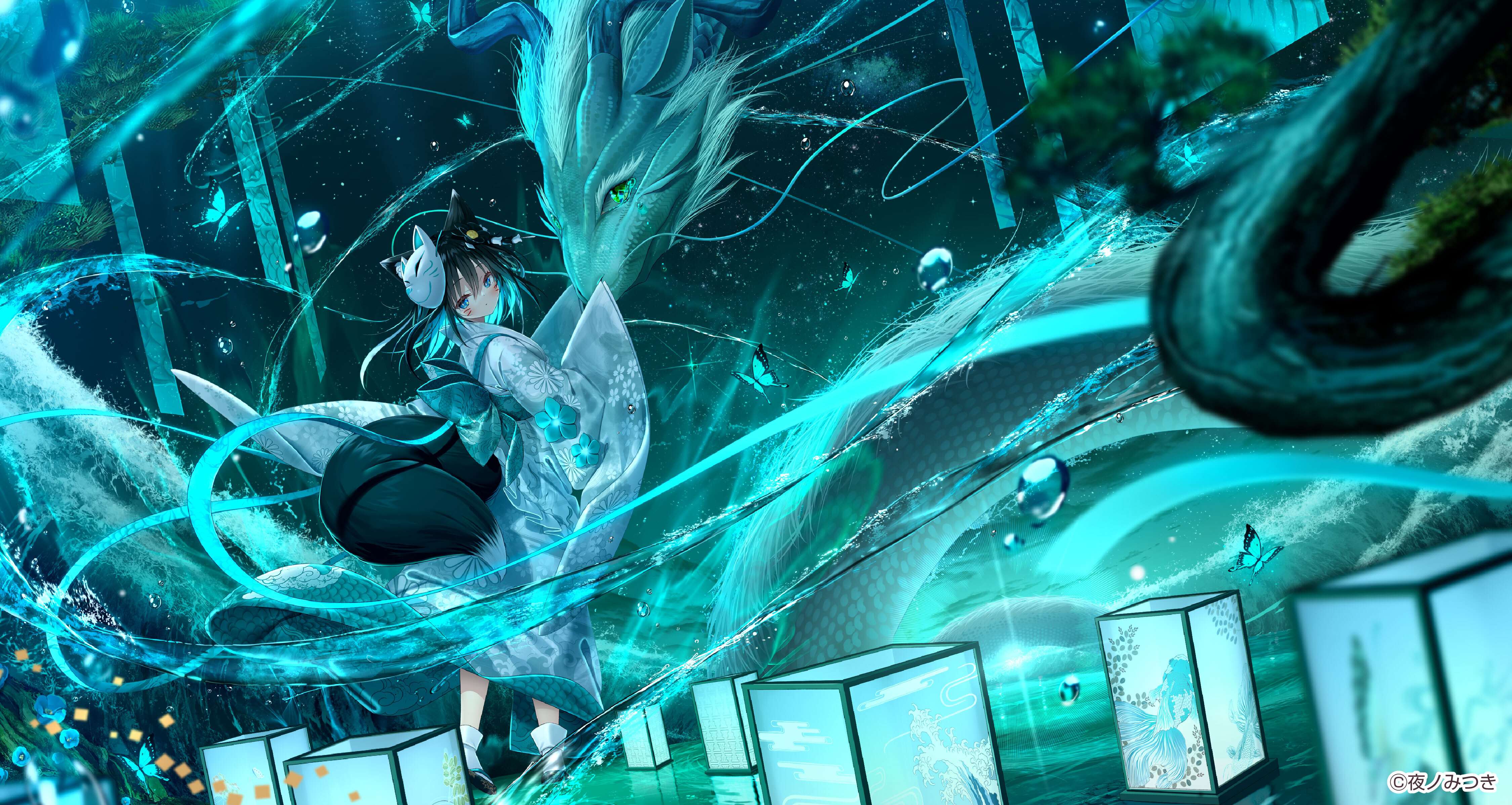 夜ノみつき版画展