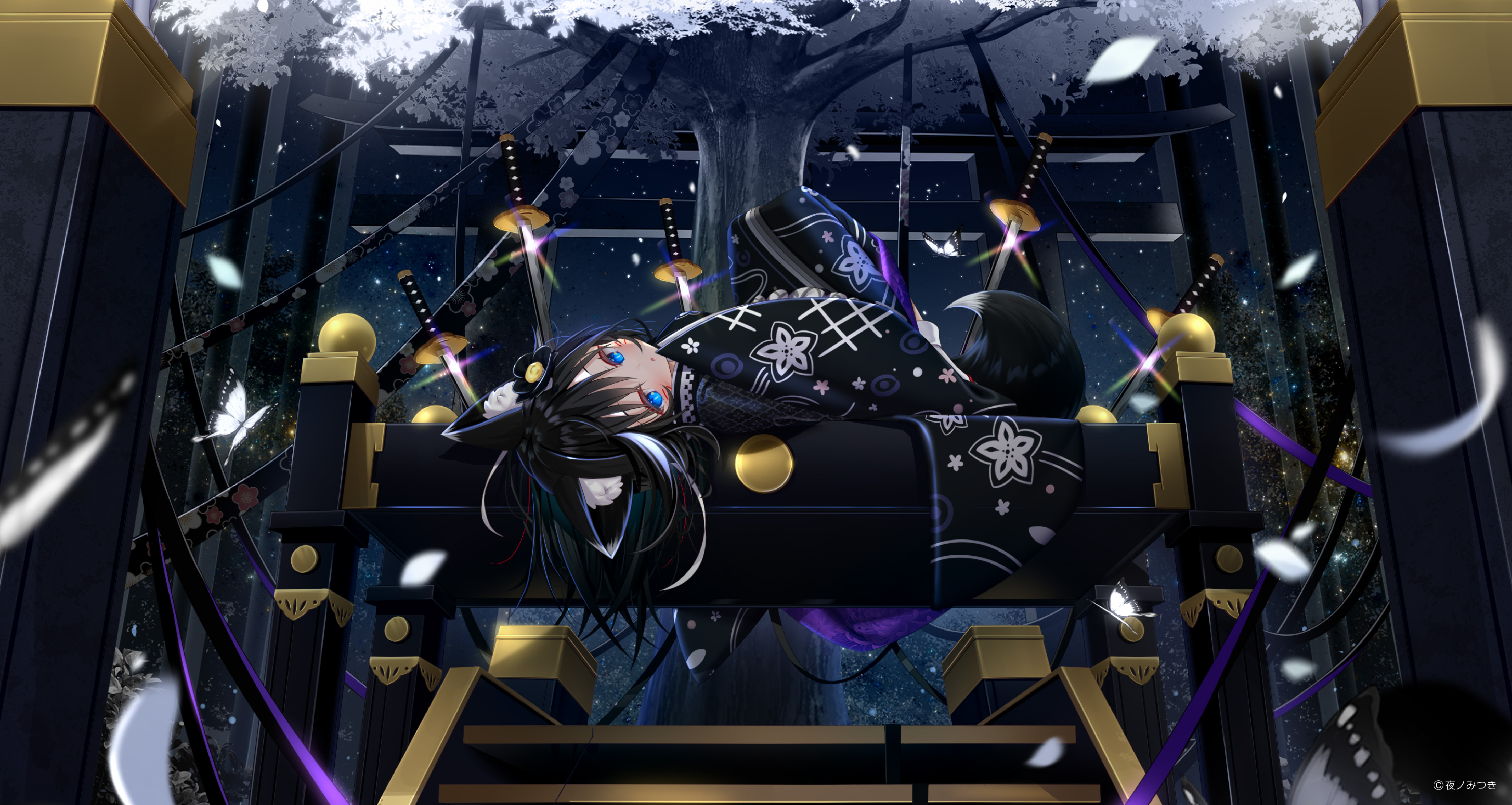 夜ノみつき版画展